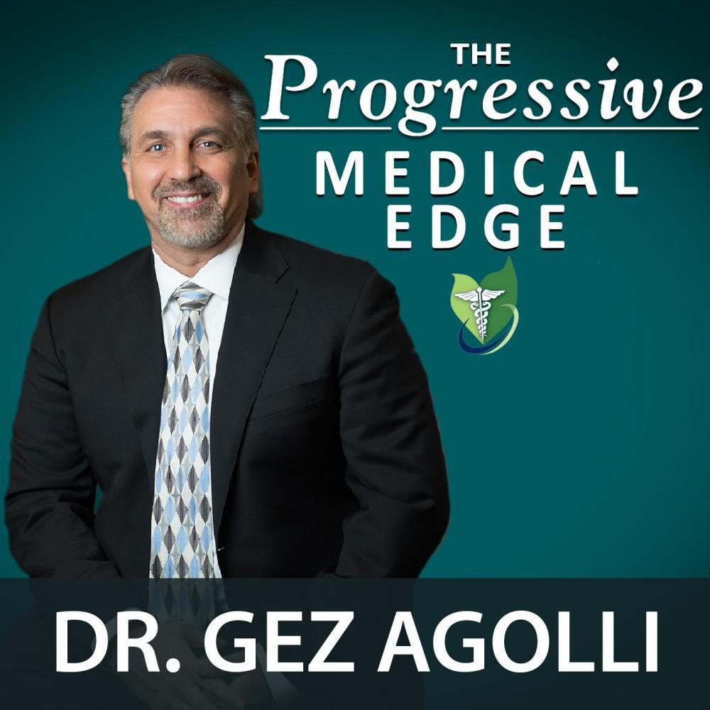 Poster for The Progressive Medical Edge showing Dr. Gez Agolli