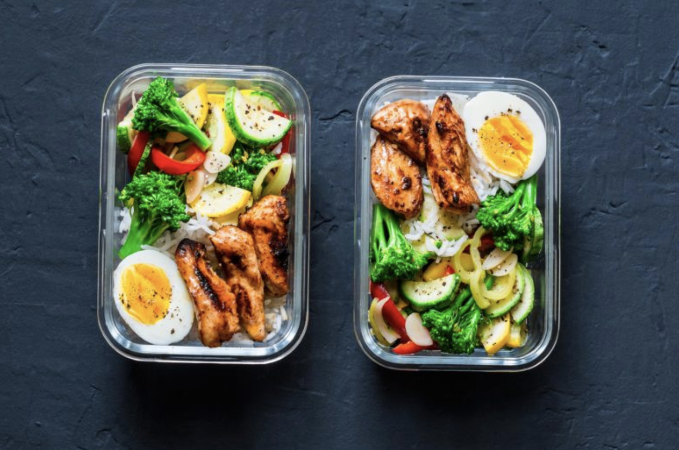 Healthy, protein rich salads