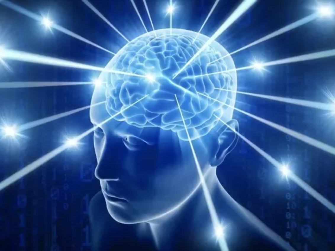 Illustration showing brain power