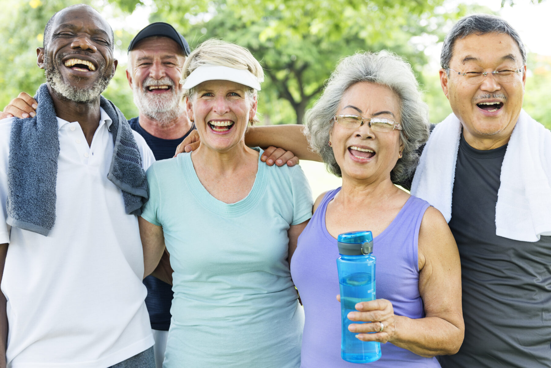 Older people that feel better after exercise