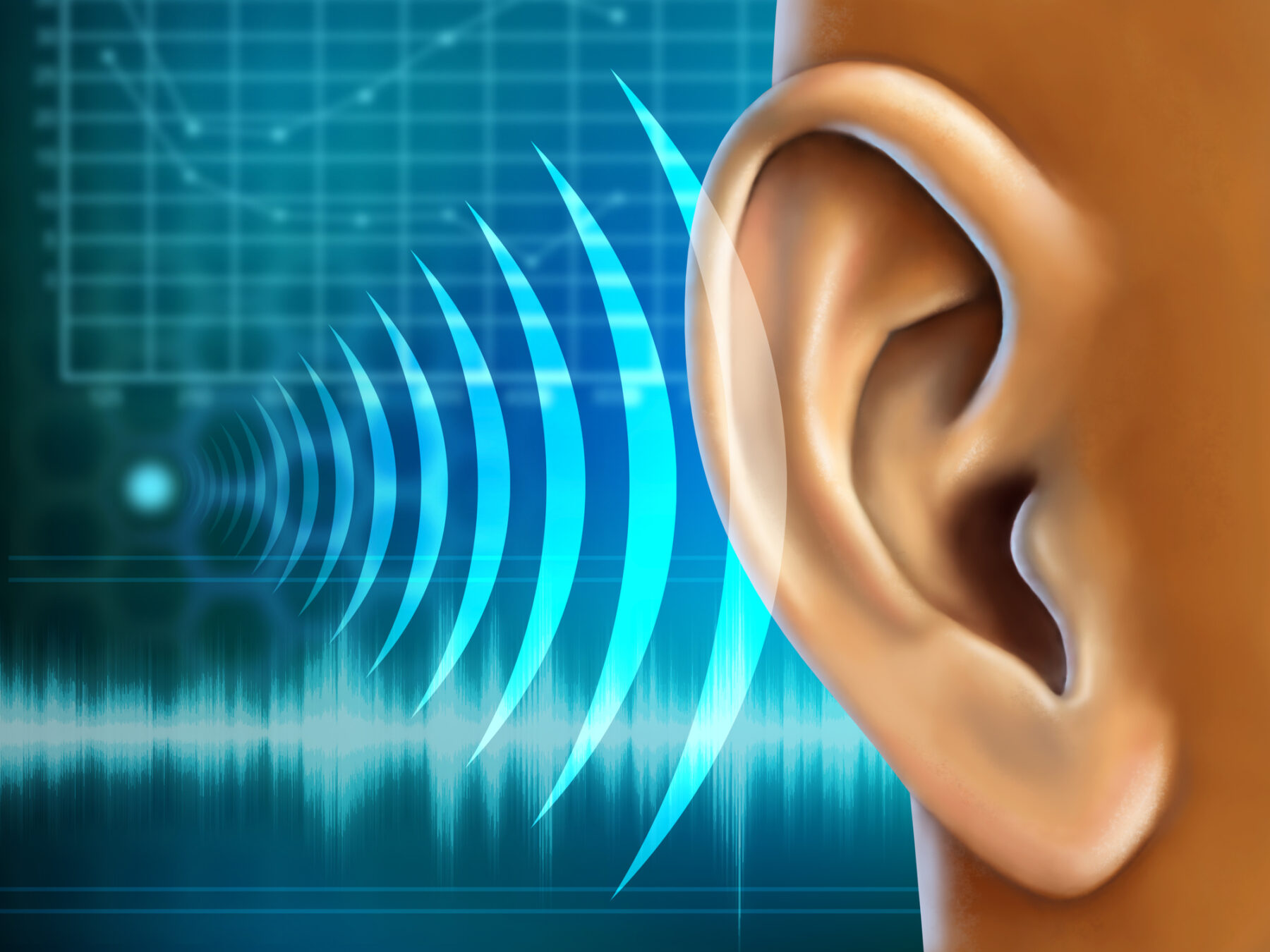 Hearing loss being tested as part of functional medicine